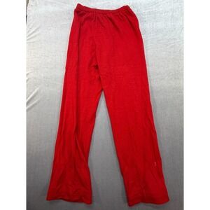 Giorgio Sant'angelo Vintage Women Dress Pants 100% MErino Wool Red Small
